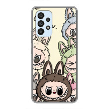 Чехол с Лабубу на Samsung Galaxy A33 (5G) – Коллаж Лабубу
