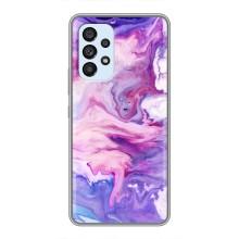 Чохли з тематикою "Мрамор" на Самсунг Галаксі А33 (5G) – Фіолетовий мрамор