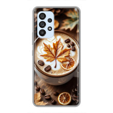 Чехол с уникальным дизайном «Осень с кофе» для Samsung Galaxy A33 (5G) – Пряный кофе