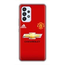 Силиконовые Чехлы принт Футбол на Samsung Galaxy A33 (5G) – Man United