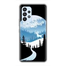 Силиконовый бампер на рождество для Samsung Galaxy A33 (5G) (Рождественский Олень)