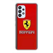 Силиконовый бампер с картинкой машины на Samsung Galaxy A33 (5G) – Ferrari Logo
