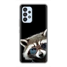 Силиконовый Чехол с Енотами на Samsung Galaxy A33 (5G) – Стильный Енот