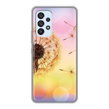 Силиконовый Чехол с одуванчиками на Samsung Galaxy A33 (5G) – Цветок-одуванчик