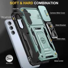 Ударопрочный чехол Camshield Army Ring для Samsung Galaxy A34 5G – Зеленый
