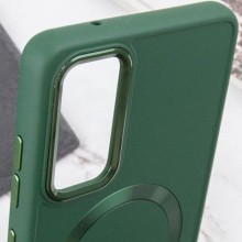TPU чехол Bonbon Metal Style with MagSafe для Samsung Galaxy A34 5G – Зеленый