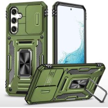 Ударостійкий чохол Camshield Army Ring для Samsung Galaxy A34 5G (Оливковий)