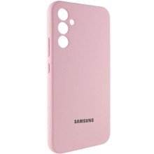 Чехол Silicone Cover Lakshmi Full Camera (AAA) with Logo для Samsung Galaxy A34 5G – Розовый