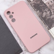 Чехол Silicone Cover Lakshmi Full Camera (AAA) with Logo для Samsung Galaxy A34 5G – Розовый
