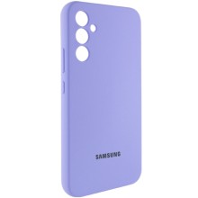 Чехол Silicone Cover Lakshmi Full Camera (AAA) with Logo для Samsung Galaxy A34 5G – Сиреневый