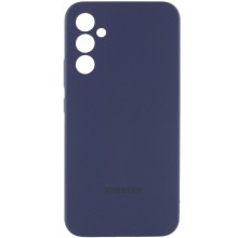 Чехол Silicone Cover Lakshmi Full Camera (AAA) with Logo для Samsung Galaxy A34 5G – Темно-синий