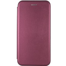 Кожаный чехол-книжка Classy для Samsung Galaxy A34 5G – Бордовый
