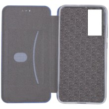 Кожаный чехол-книжка Classy для Samsung Galaxy A34 5G – Синий