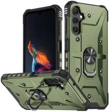 Ударопрочный чехол Pathfinder Ring для Samsung Galaxy A34 5G – Зеленый