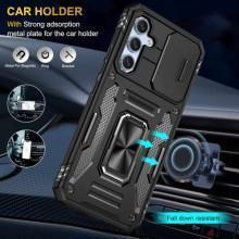 Ударопрочный чехол Camshield Army Ring для Samsung Galaxy A34 5G – Черный