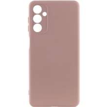 Чехол TPU GETMAN Liquid Silk Full Camera для Samsung Galaxy A34 5G – Розовый