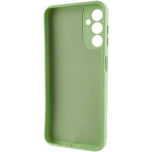 Чехол TPU GETMAN Liquid Silk Full Camera для Samsung Galaxy A34 5G – Зеленый