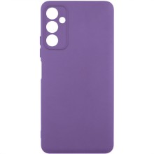 Чехол TPU GETMAN Liquid Silk Full Camera для Samsung Galaxy A34 5G – Фиолетовый