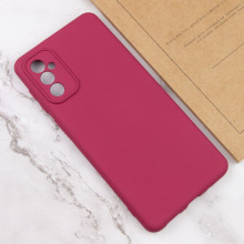 Чохол Silicone Cover Lakshmi Full Camera (AA) для Samsung Galaxy A34 5G – Бордовий