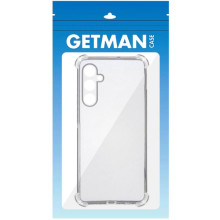 TPU чехол GETMAN Ease logo усиленные углы Full Camera для Samsung Galaxy A34 5G – Прозрачный