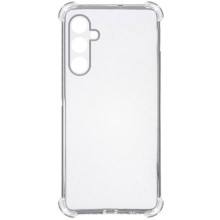 TPU чехол GETMAN Ease logo усиленные углы Full Camera для Samsung Galaxy A34 5G – Прозрачный
