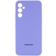 Чехол Silicone Cover Lakshmi Full Camera (AAA) with Logo для Samsung Galaxy A34 5G – Сиреневый