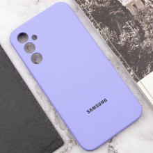 Чехол Silicone Cover Lakshmi Full Camera (AAA) with Logo для Samsung Galaxy A34 5G – Сиреневый