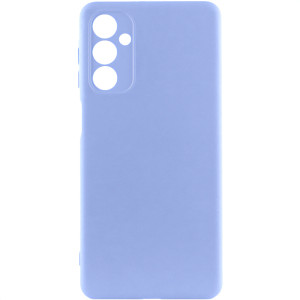 Чехол TPU GETMAN Liquid Silk Full Camera для Samsung Galaxy A34 5G – Сиреневый
