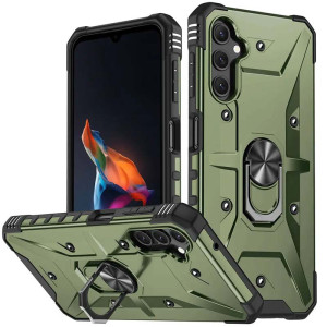 Ударопрочный чехол Pathfinder Ring для Samsung Galaxy A34 5G (Зеленый)