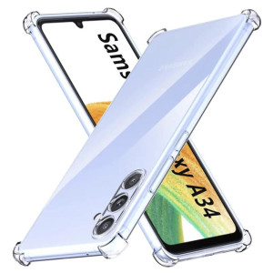 TPU чохол GETMAN Ease logo посилені кути Full Camera для Samsung Galaxy A34 5G