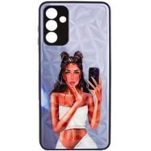 TPU+PC чехол Prisma Ladies для Samsung Galaxy A34 5G – Black in White