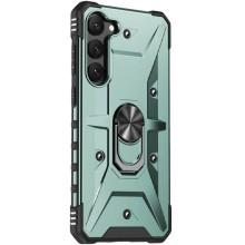 Ударопрочный чехол Pathfinder Ring для Samsung Galaxy A34 5G (Зеленый)