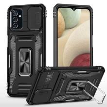 Ударопрочный чехол Camshield Army Ring для Samsung Galaxy A34 5G (Черный)
