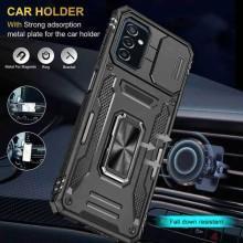 Ударопрочный чехол Camshield Army Ring для Samsung Galaxy A34 5G – Черный