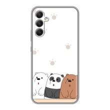 Чохли з зображенням різних тварин на Samsung Galaxy A34 (Здивовані ведмедики)