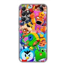 Чехлы Brawl Stars для Samsung Galaxy A34 (AlphaPrint) – Герої Бравл Старс