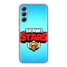 Чехлы Brawl Stars для Samsung Galaxy A34 (AlphaPrint) – Лого Бравл Старс