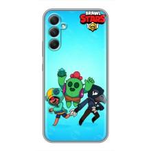 Чехлы Brawl Stars для Samsung Galaxy A34 (AlphaPrint) – Тріо героїв