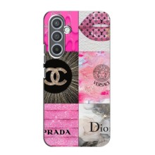 Чехол (Dior, Prada, YSL, Chanel) для Samsung Galaxy A34 (Модница)
