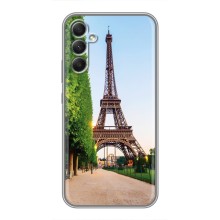 Чохол Ейфелева Вежа Samsung Galaxy A34 - (AlphaPrint) (Дорога до Парижу)