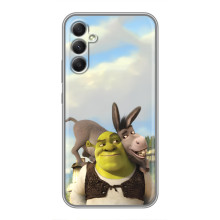 Чехол с мультфильмом Шрек на Samsung Galaxy A34 – Шрек и осел