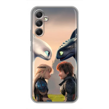 Чехол как приручить дракона на Samsung Galaxy A34 – Гикавка и Астрид