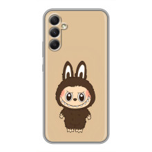 Чехол с Лабубу на Samsung Galaxy A34 – Коричневый Лабубу