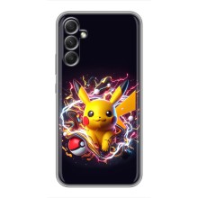 Чехол с Пикачу на Samsung Galaxy A34 (Пикачу с мячом)