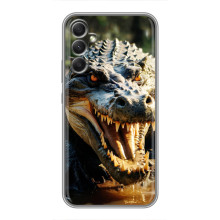 Чехол с картинкой «Хищники» для Samsung Galaxy A34 – Крокодил