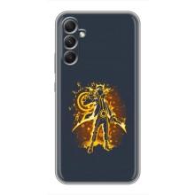Naruto Anime Чехлы для Самсунг Гелекси А34 (AlphaPrint) – золотой Наруто