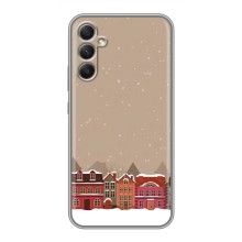 Новорічні, Святкові Чохли для Samsung Galaxy A34 - 2024 год (Зимове місто)