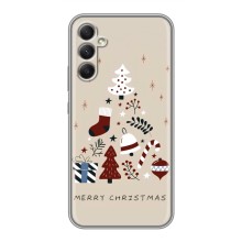 Різдвяні Чохли для Samsung Galaxy A34 (VPrint) (Merry Christmas)