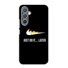 Силиконовый Чехол на Samsung Galaxy A34 с картинкой Nike (Later)