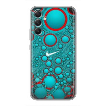 Силиконовый Чехол на Samsung Galaxy A34 с картинкой Nike (Найк зеленый)